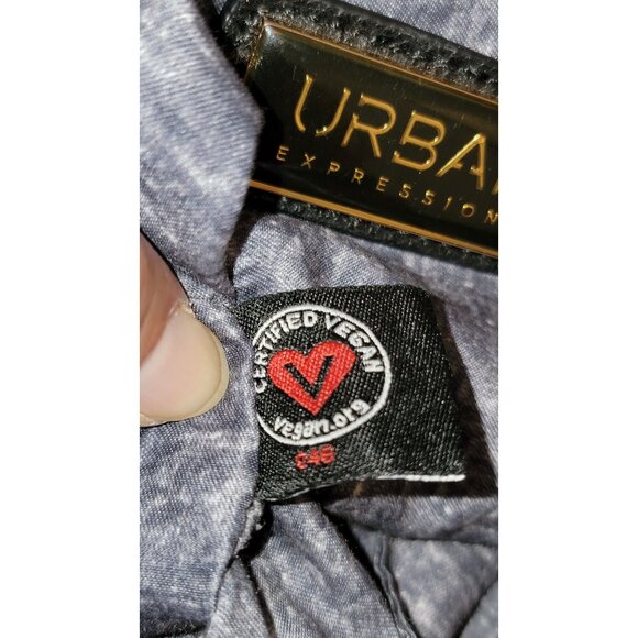 Urban Expressions Black vegan Leather Crossbody Bag - Picture 11 of 13